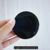 Placa Redonda de Obsidiana Negra - 7cm  - Unidade